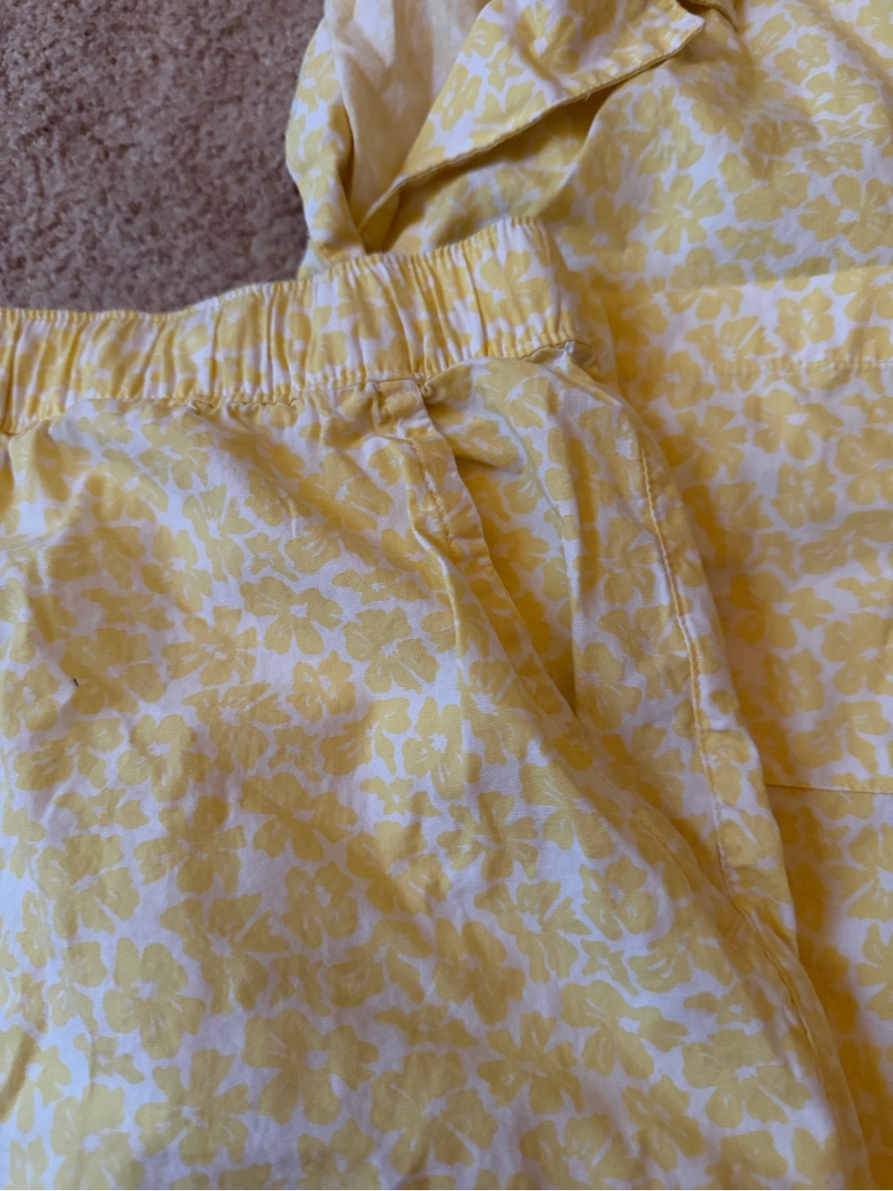 GAP Yellow Floral Two-Piece Lounge Set - Picture 2 of 5
